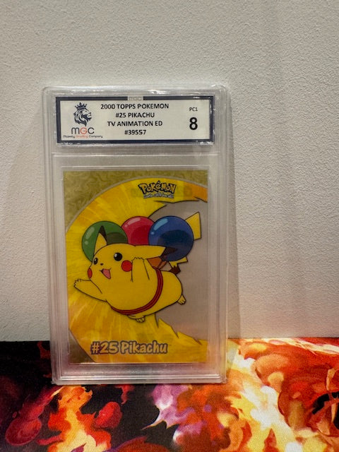 2000 topps pokemon pikachu MGC 8
